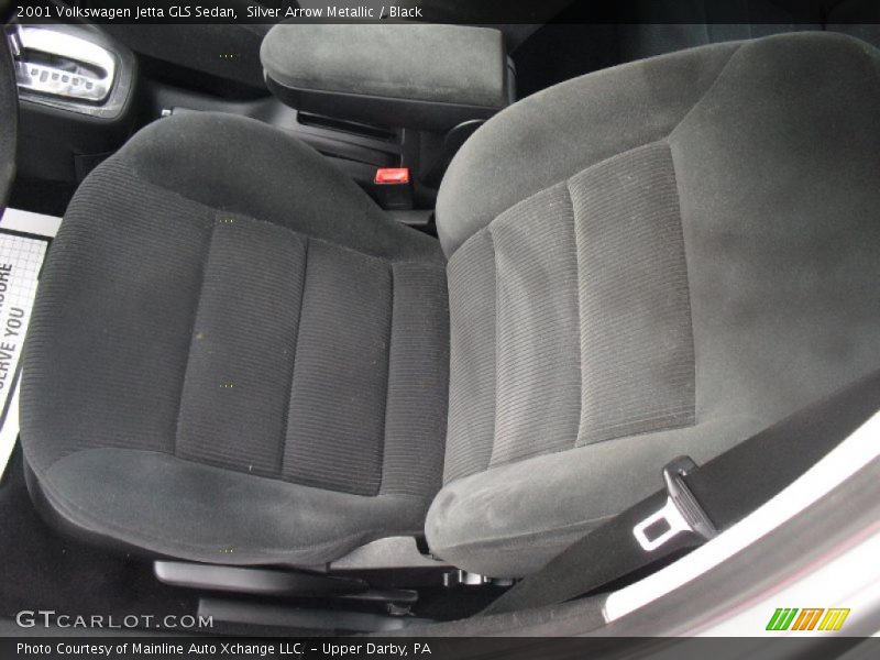 Silver Arrow Metallic / Black 2001 Volkswagen Jetta GLS Sedan