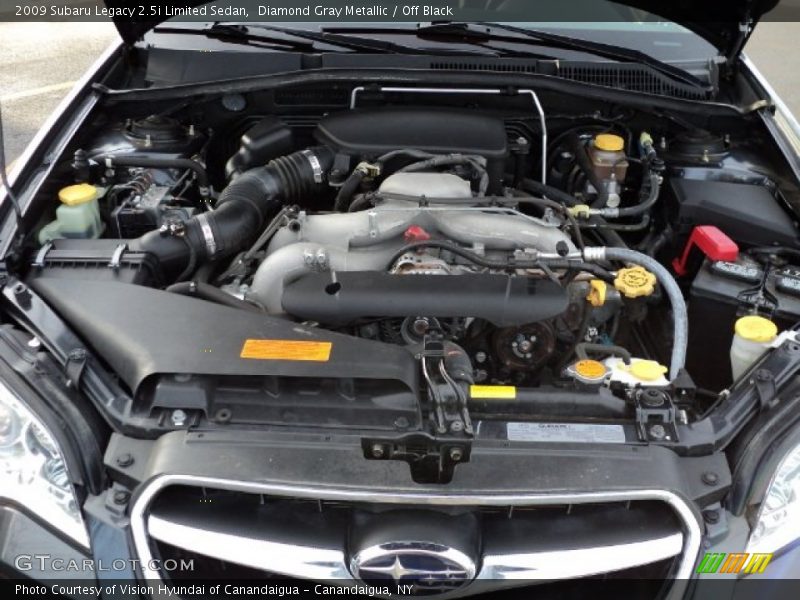 2009 Legacy 2.5i Limited Sedan Engine - 2.5 Liter SOHC 16-Valve VVT Flat 4 Cylinder