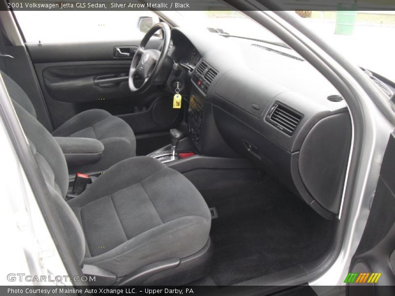 Silver Arrow Metallic / Black 2001 Volkswagen Jetta GLS Sedan