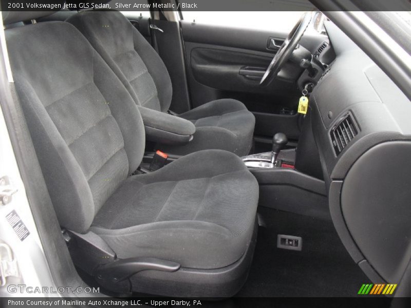 Silver Arrow Metallic / Black 2001 Volkswagen Jetta GLS Sedan