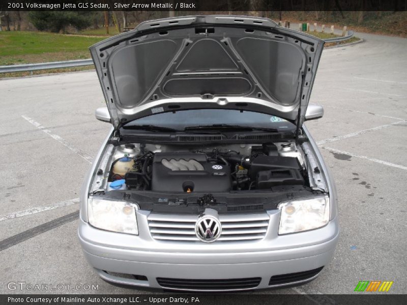 Silver Arrow Metallic / Black 2001 Volkswagen Jetta GLS Sedan