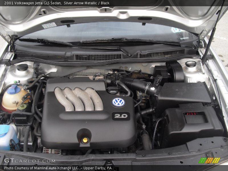 Silver Arrow Metallic / Black 2001 Volkswagen Jetta GLS Sedan