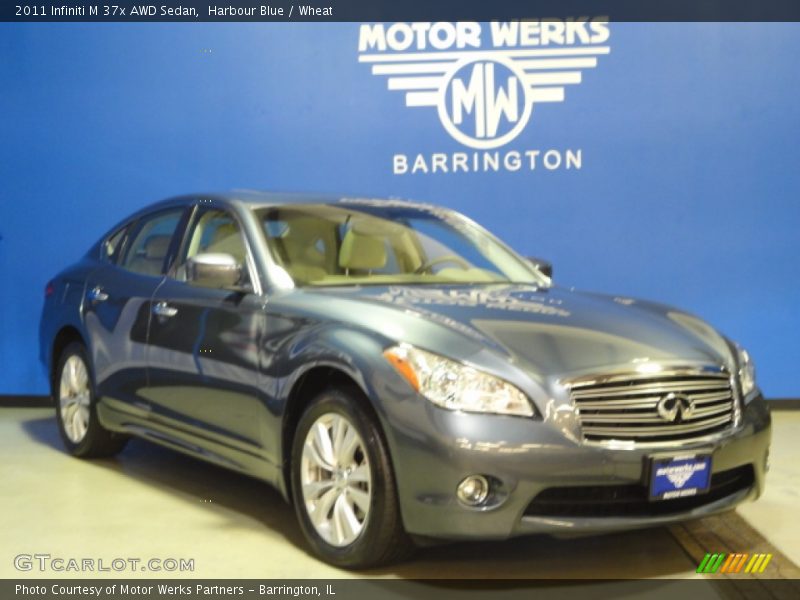 Harbour Blue / Wheat 2011 Infiniti M 37x AWD Sedan