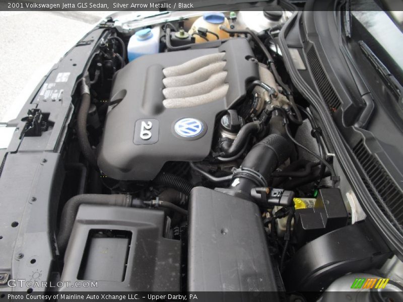 Silver Arrow Metallic / Black 2001 Volkswagen Jetta GLS Sedan
