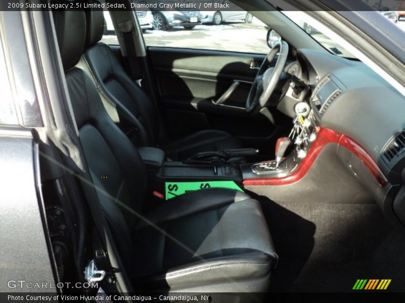 Diamond Gray Metallic / Off Black 2009 Subaru Legacy 2.5i Limited Sedan
