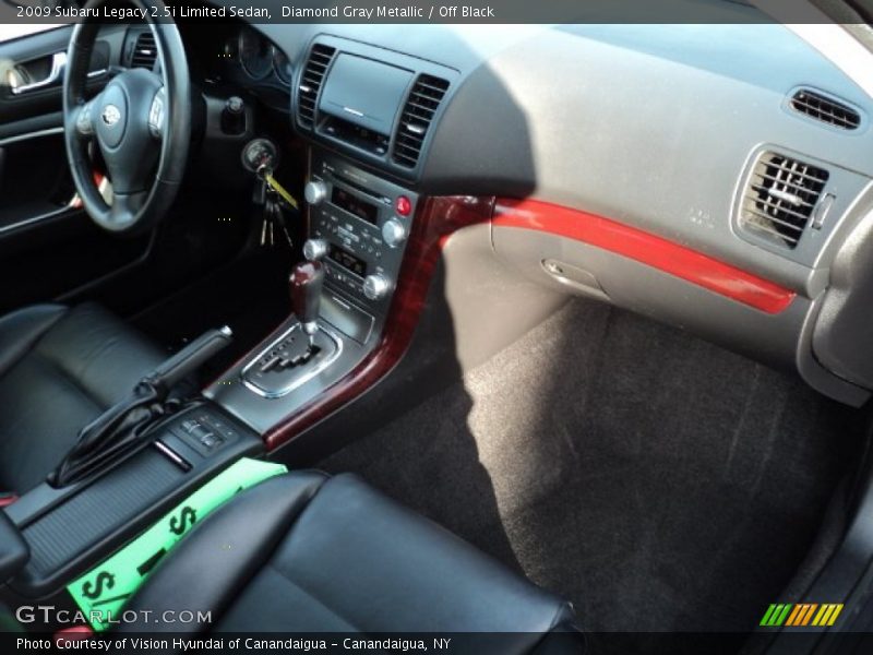 Diamond Gray Metallic / Off Black 2009 Subaru Legacy 2.5i Limited Sedan