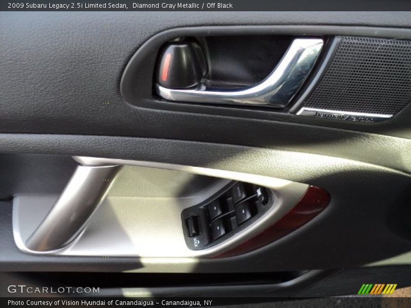 Diamond Gray Metallic / Off Black 2009 Subaru Legacy 2.5i Limited Sedan