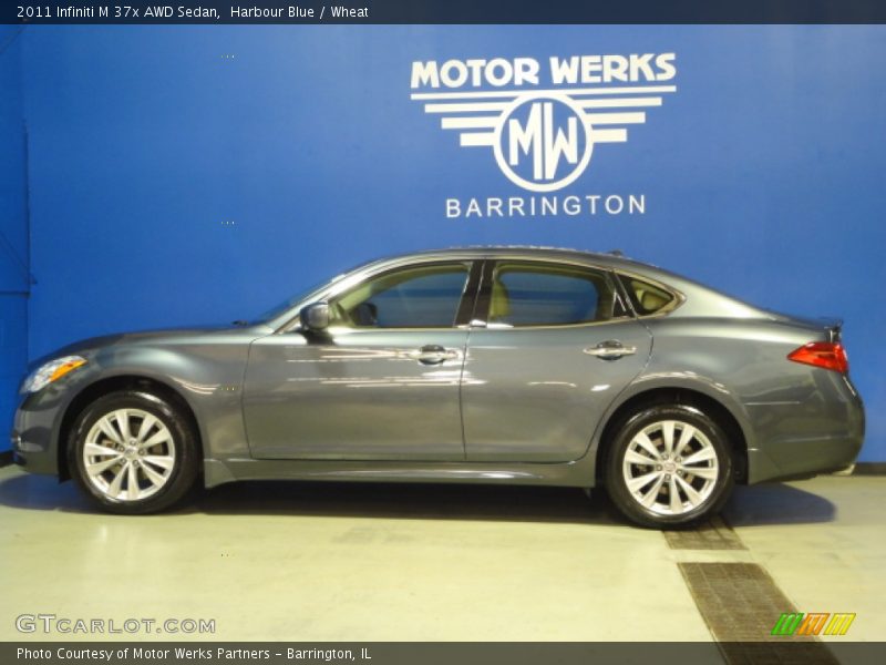 Harbour Blue / Wheat 2011 Infiniti M 37x AWD Sedan