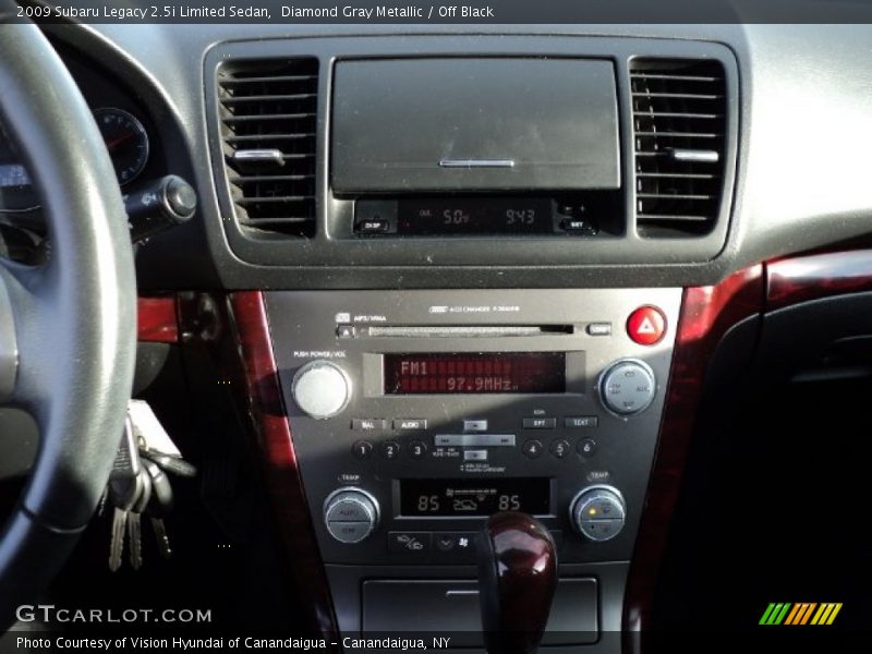 Diamond Gray Metallic / Off Black 2009 Subaru Legacy 2.5i Limited Sedan
