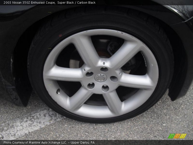 Super Black / Carbon Black 2003 Nissan 350Z Enthusiast Coupe