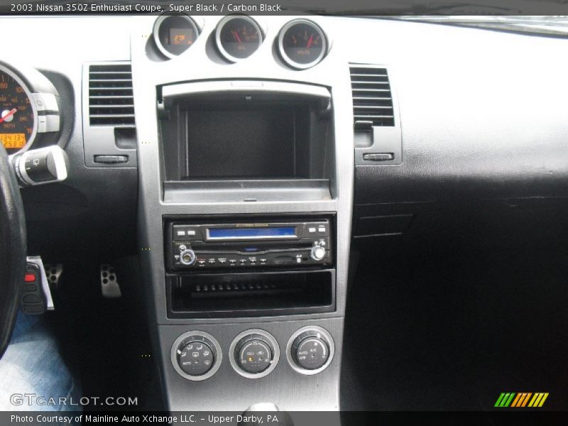 Super Black / Carbon Black 2003 Nissan 350Z Enthusiast Coupe