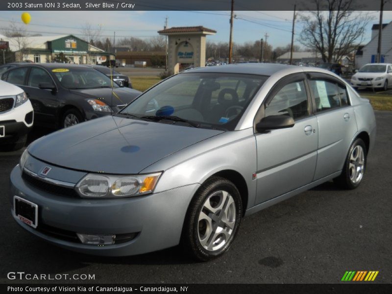 Silver Blue / Gray 2003 Saturn ION 3 Sedan