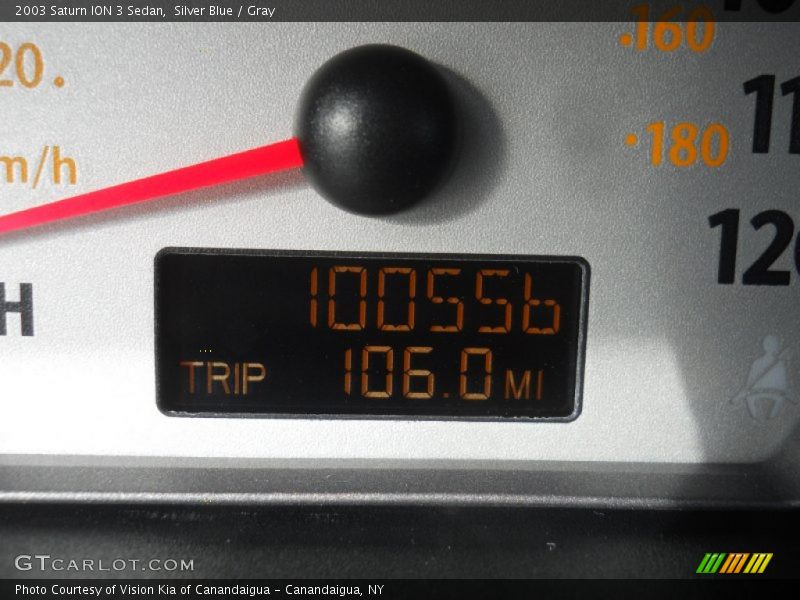 Silver Blue / Gray 2003 Saturn ION 3 Sedan