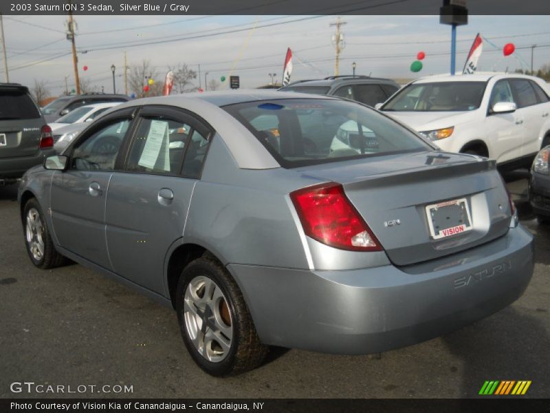 Silver Blue / Gray 2003 Saturn ION 3 Sedan