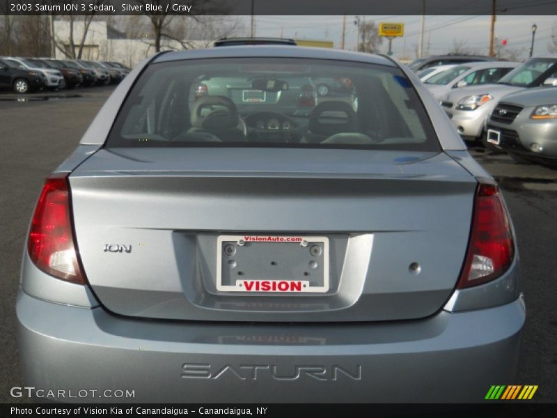 Silver Blue / Gray 2003 Saturn ION 3 Sedan