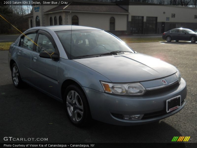 Silver Blue / Gray 2003 Saturn ION 3 Sedan
