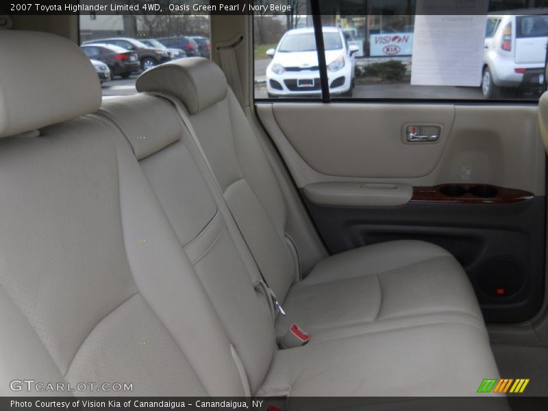 Oasis Green Pearl / Ivory Beige 2007 Toyota Highlander Limited 4WD