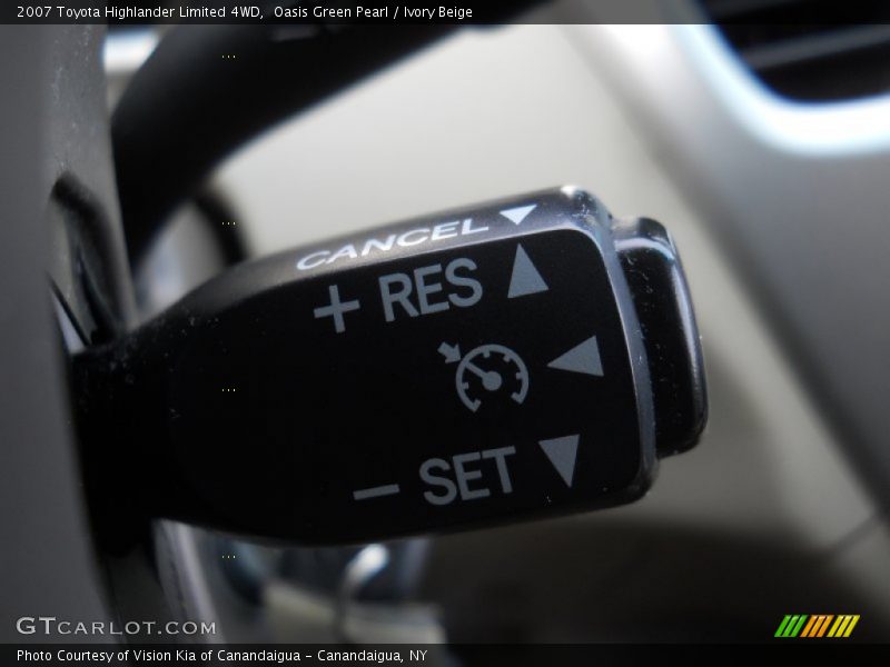 Oasis Green Pearl / Ivory Beige 2007 Toyota Highlander Limited 4WD