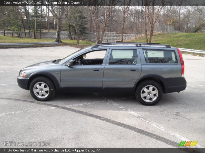 Platinum Green / Graphite 2001 Volvo V70 XC AWD
