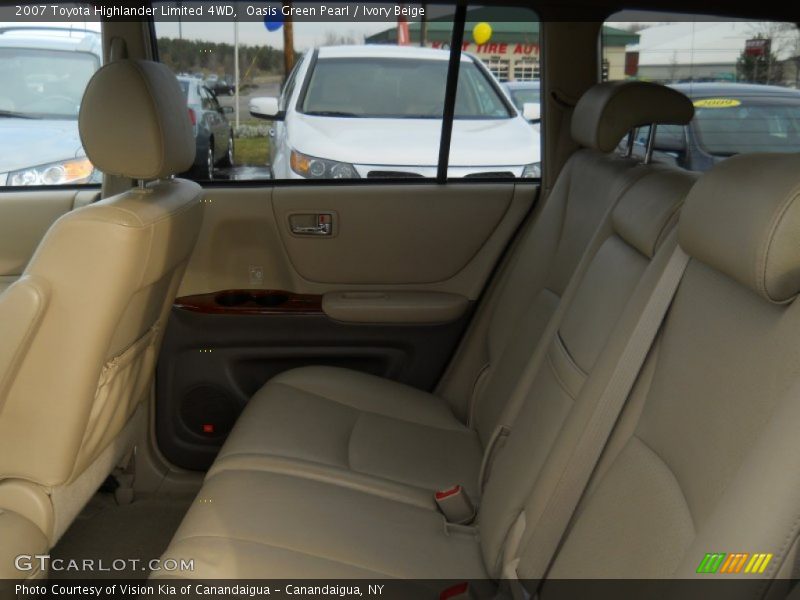 Oasis Green Pearl / Ivory Beige 2007 Toyota Highlander Limited 4WD