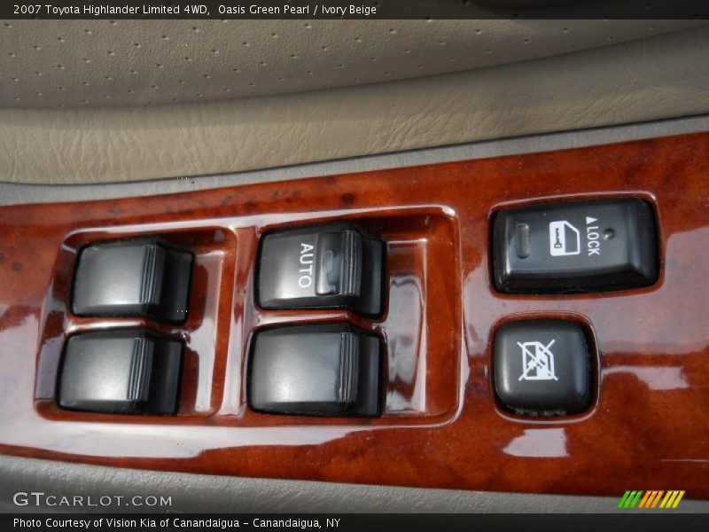 Oasis Green Pearl / Ivory Beige 2007 Toyota Highlander Limited 4WD