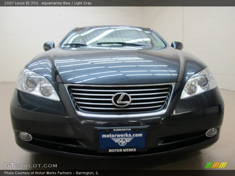 Aquamarine Blue / Light Gray 2007 Lexus ES 350