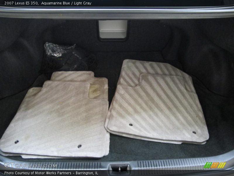 Aquamarine Blue / Light Gray 2007 Lexus ES 350