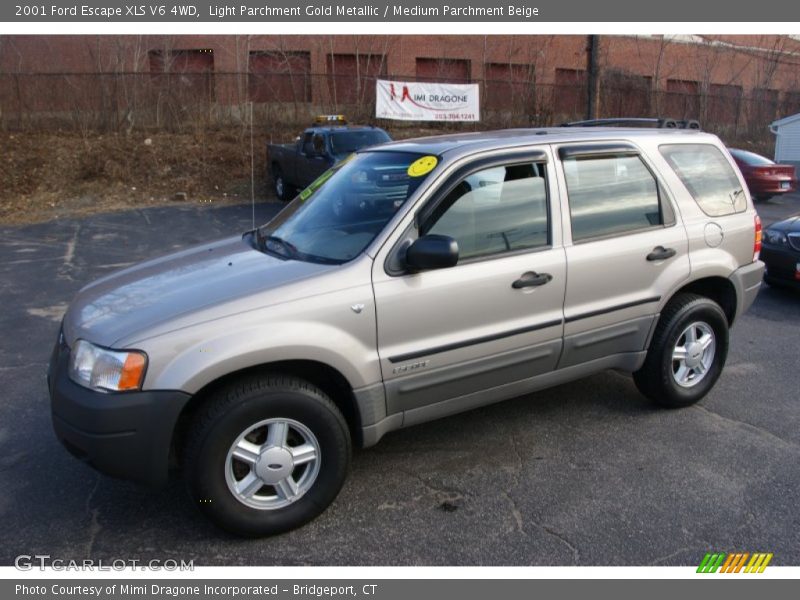 Light Parchment Gold Metallic / Medium Parchment Beige 2001 Ford Escape XLS V6 4WD