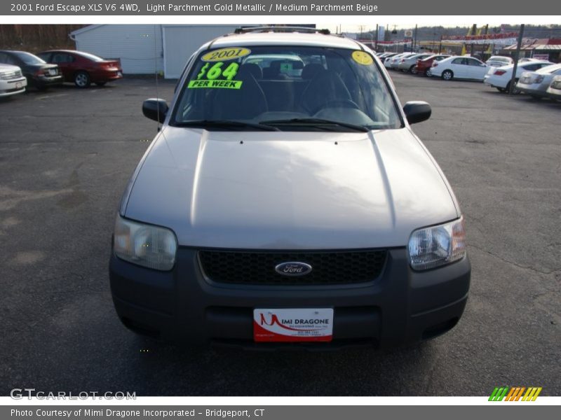 Light Parchment Gold Metallic / Medium Parchment Beige 2001 Ford Escape XLS V6 4WD