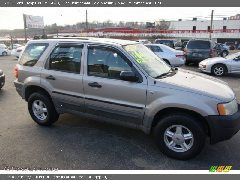 Light Parchment Gold Metallic / Medium Parchment Beige 2001 Ford Escape XLS V6 4WD