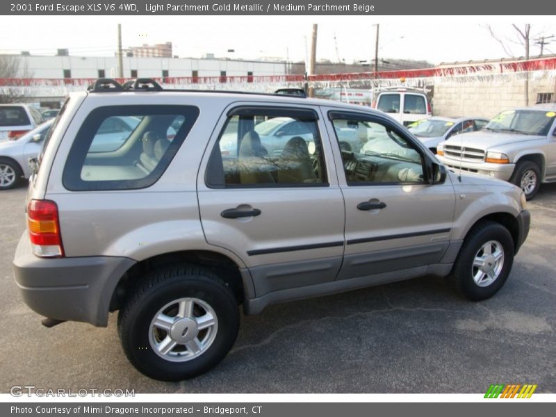 Light Parchment Gold Metallic / Medium Parchment Beige 2001 Ford Escape XLS V6 4WD