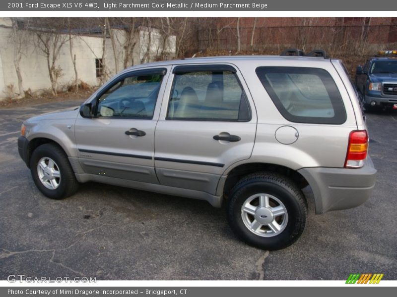 Light Parchment Gold Metallic / Medium Parchment Beige 2001 Ford Escape XLS V6 4WD