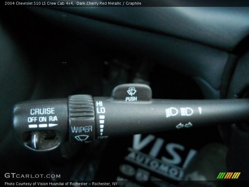 Dark Cherry Red Metallic / Graphite 2004 Chevrolet S10 LS Crew Cab 4x4