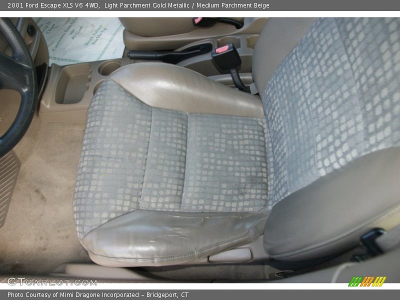 Light Parchment Gold Metallic / Medium Parchment Beige 2001 Ford Escape XLS V6 4WD