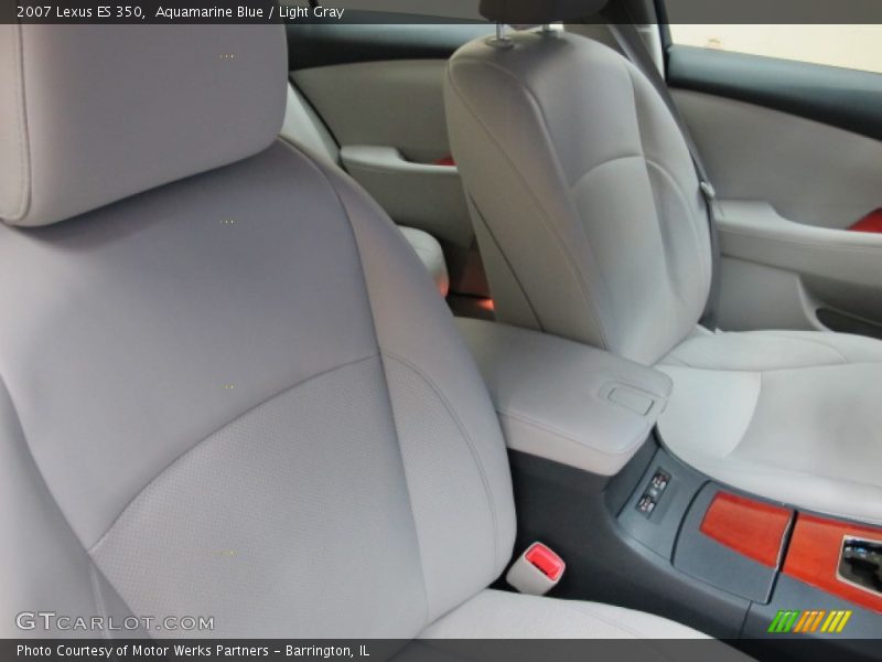 Aquamarine Blue / Light Gray 2007 Lexus ES 350