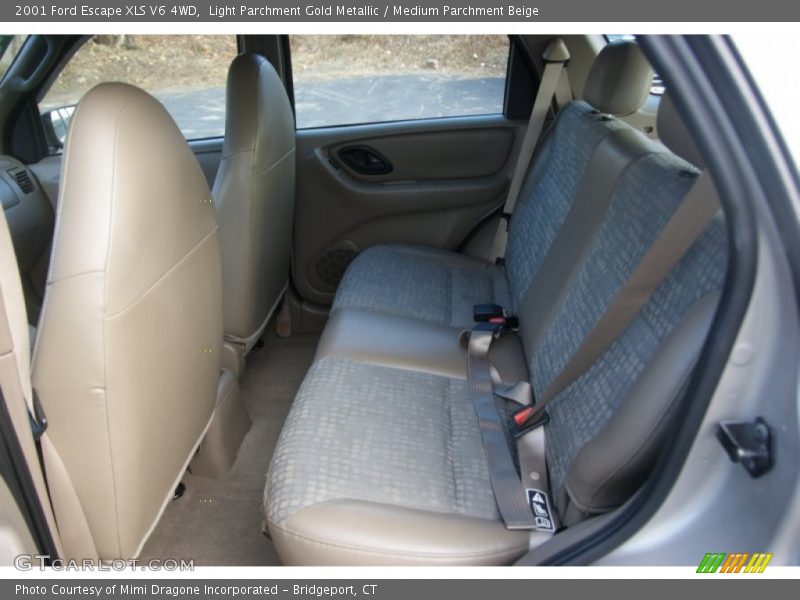 Light Parchment Gold Metallic / Medium Parchment Beige 2001 Ford Escape XLS V6 4WD