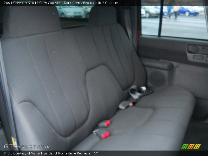 Dark Cherry Red Metallic / Graphite 2004 Chevrolet S10 LS Crew Cab 4x4