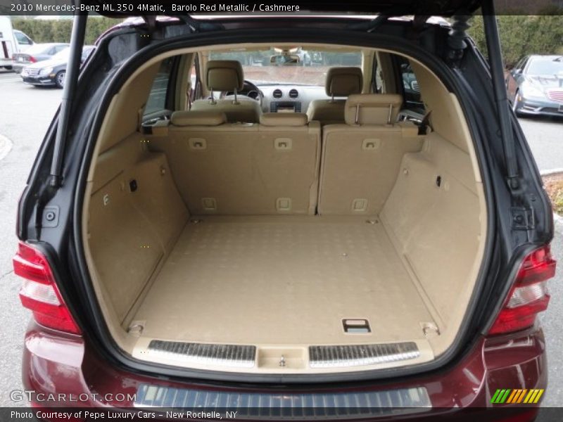 Barolo Red Metallic / Cashmere 2010 Mercedes-Benz ML 350 4Matic