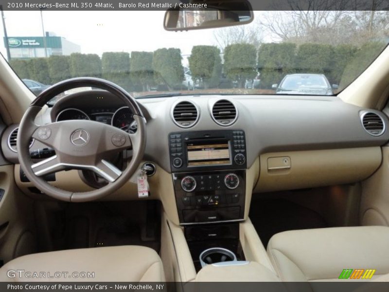 Barolo Red Metallic / Cashmere 2010 Mercedes-Benz ML 350 4Matic