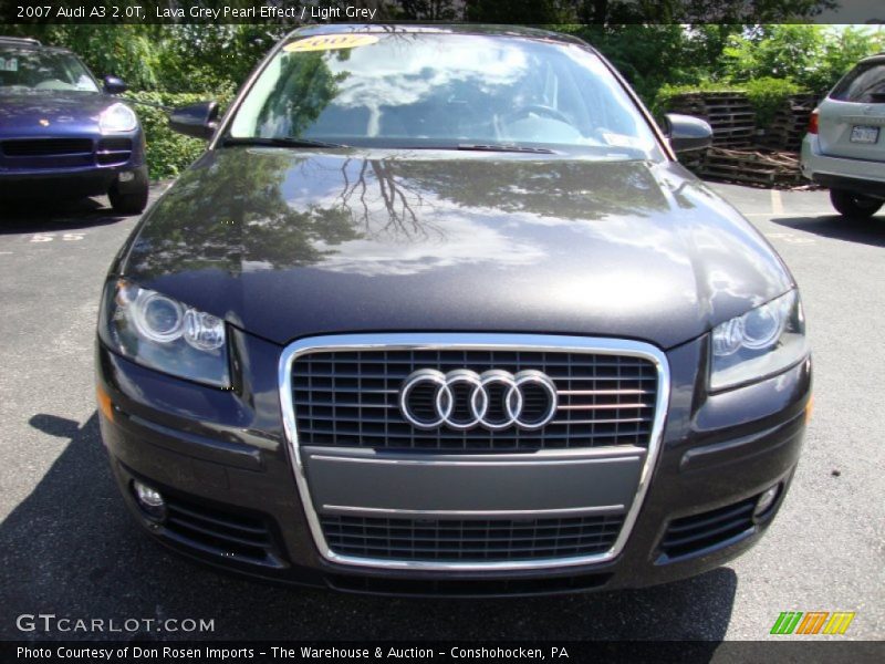 Lava Grey Pearl Effect / Light Grey 2007 Audi A3 2.0T