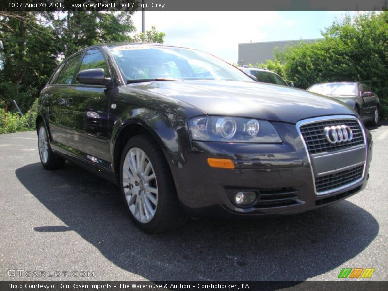 Lava Grey Pearl Effect / Light Grey 2007 Audi A3 2.0T