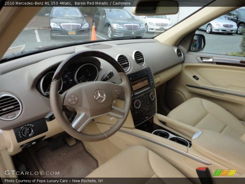 Barolo Red Metallic / Cashmere 2010 Mercedes-Benz ML 350 4Matic