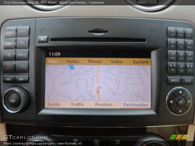 Barolo Red Metallic / Cashmere 2010 Mercedes-Benz ML 350 4Matic