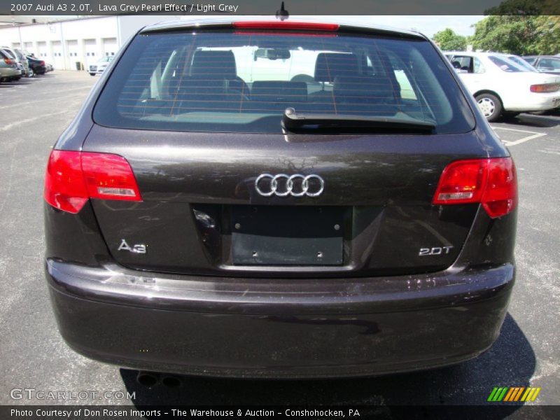 Lava Grey Pearl Effect / Light Grey 2007 Audi A3 2.0T