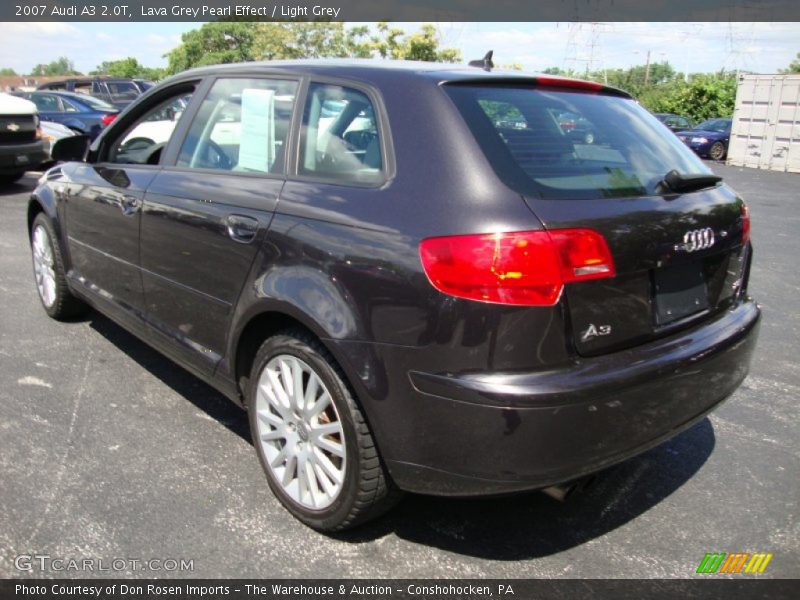 Lava Grey Pearl Effect / Light Grey 2007 Audi A3 2.0T