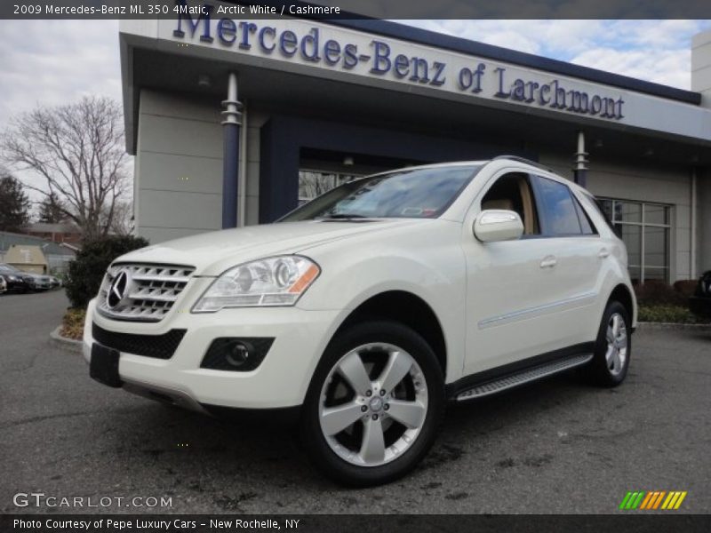 Arctic White / Cashmere 2009 Mercedes-Benz ML 350 4Matic