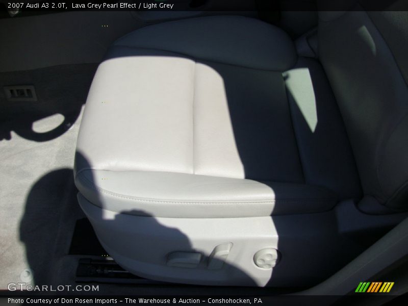 Lava Grey Pearl Effect / Light Grey 2007 Audi A3 2.0T