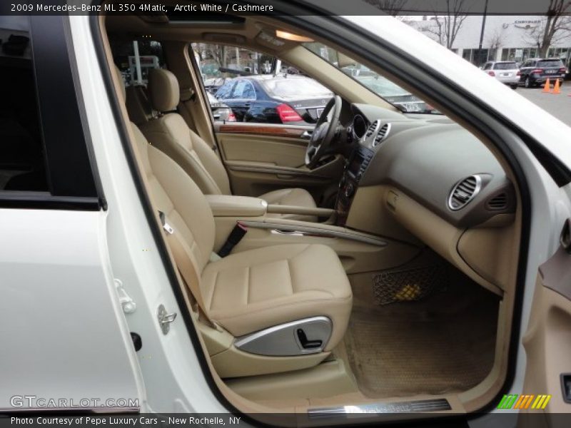 Arctic White / Cashmere 2009 Mercedes-Benz ML 350 4Matic