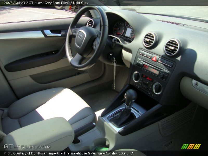 Lava Grey Pearl Effect / Light Grey 2007 Audi A3 2.0T