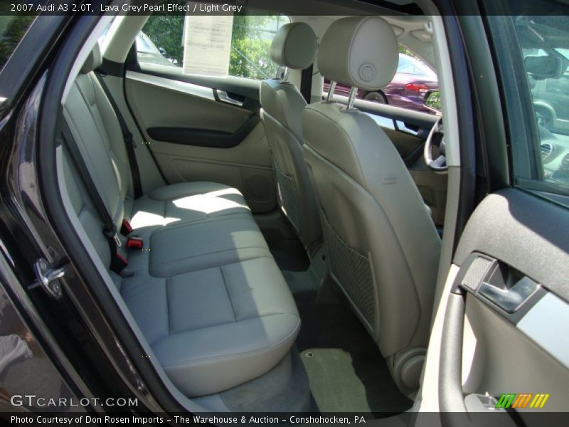 Lava Grey Pearl Effect / Light Grey 2007 Audi A3 2.0T